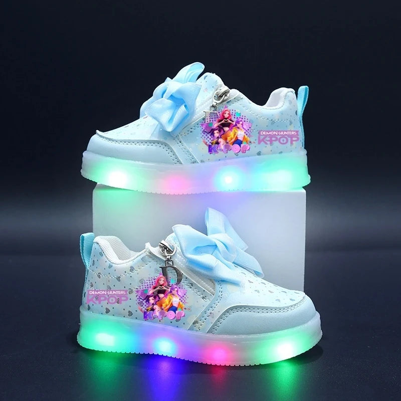 Chaussures LED lumineuses pour enfant – Style pop animé