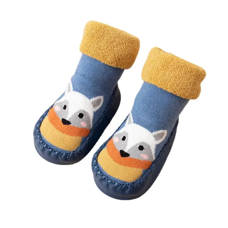 Chaussettes Pantoufles Bébé Antidérapantes – Souliers d’Intérieur Confortables