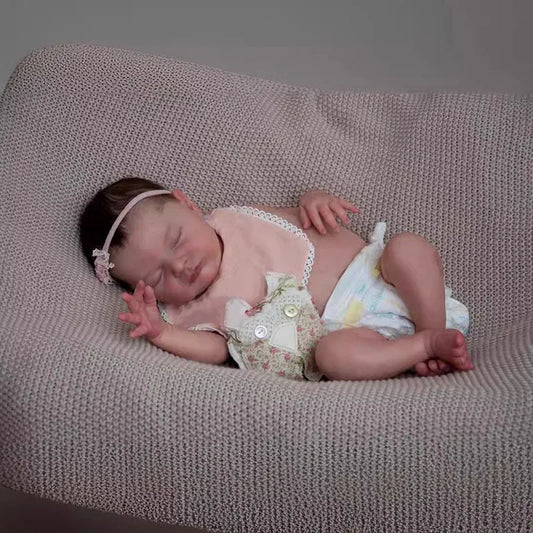 Muñeca Reborn Simone Completa de Silicona 48CM
