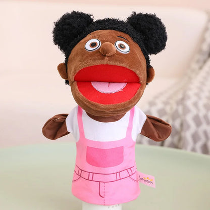 Marionnette à Main en Peluche – Poupée Interactive pour Histoires et Jeux Éducatifs