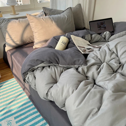 Ensemble de literie Colorful 100% Set 4pcs