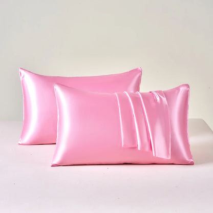 Taies d'oreiller Satin Pillowcase 2pcs