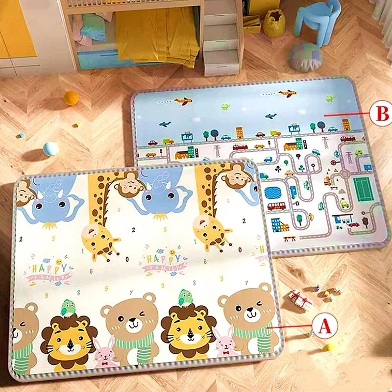Tapis de Jeu Bébé Pliable – Tapis d’Éveil Sécuritaire et Confortable pour Enfants