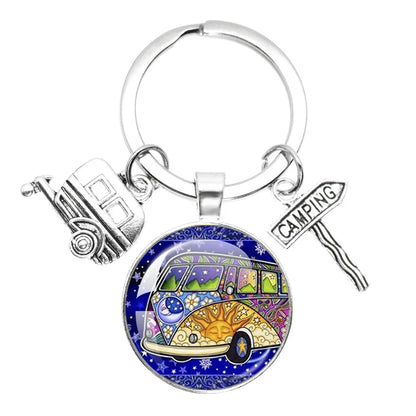 Porte clé Westfalia Vintage Hippie Peace