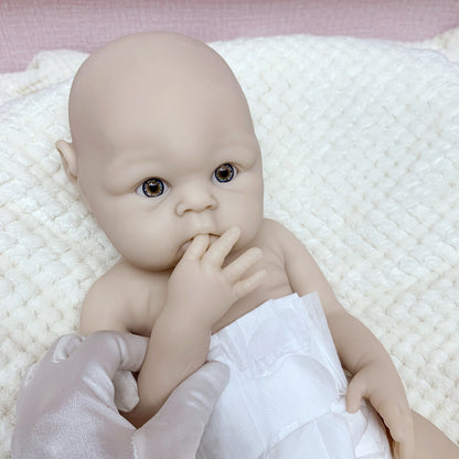 Poupée Reborn Open Mouth  Silicone Premium Doll Soft Touch Karina 45cm