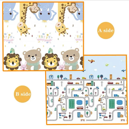 Tapis de Jeu Bébé Pliable – Tapis d’Éveil Sécuritaire et Confortable pour Enfants