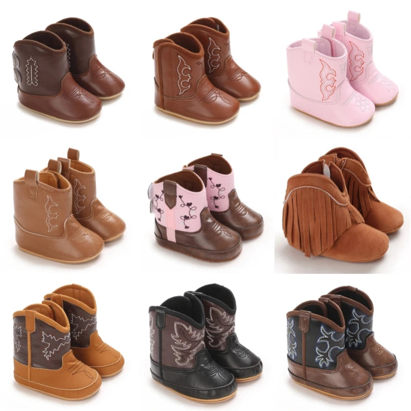 Bottes Cowboy Bébé – Premiers Pas Confortables et Stylés