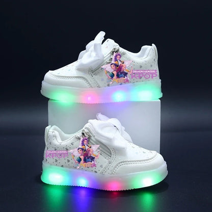 Chaussures LED lumineuses pour enfant – Style pop animé