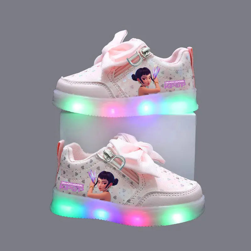 Chaussures LED lumineuses pour enfant – Style pop animé