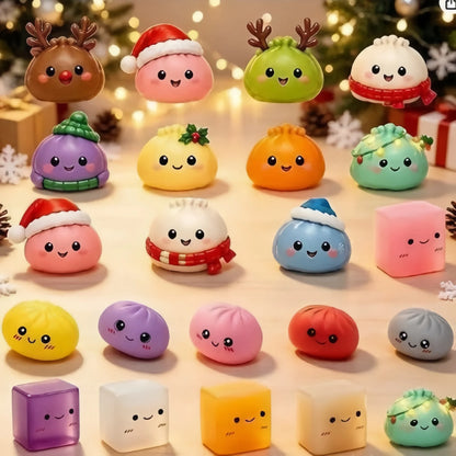Calendrier de l’Avent Mystery Dumpling – 24 Squishies Surprises