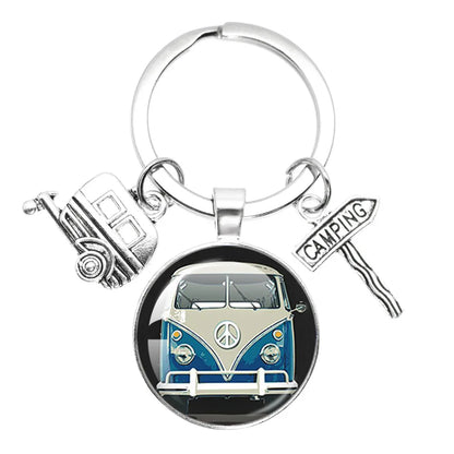 Porte clé Westfalia Vintage Hippie Peace