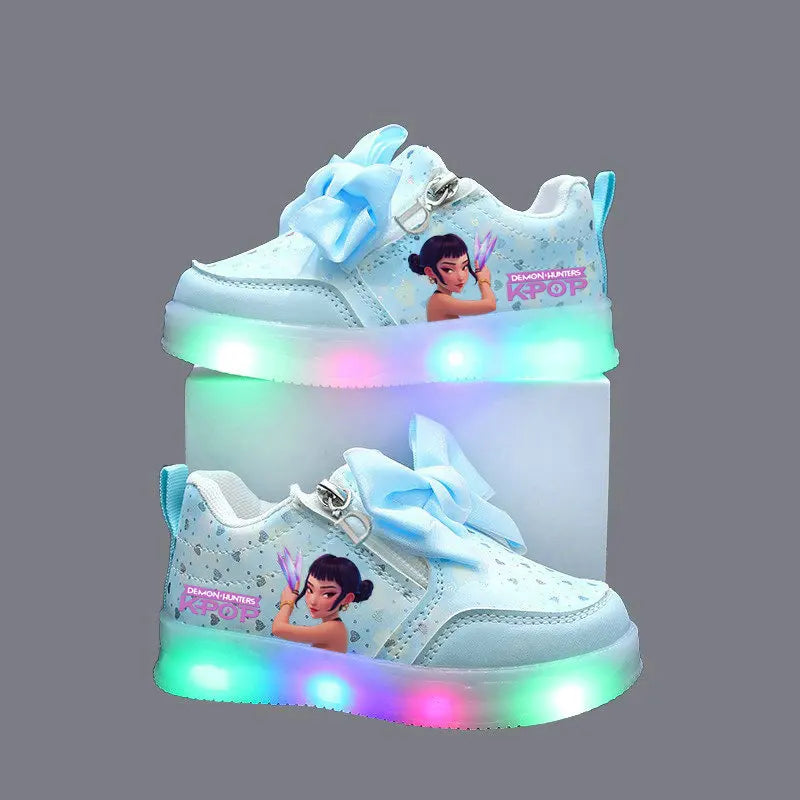 Chaussures LED lumineuses pour enfant – Style pop animé