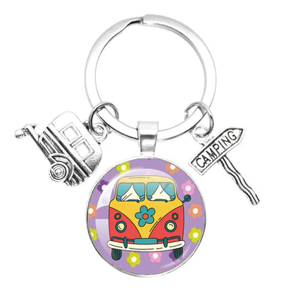 Porte clé Westfalia Vintage Hippie Peace