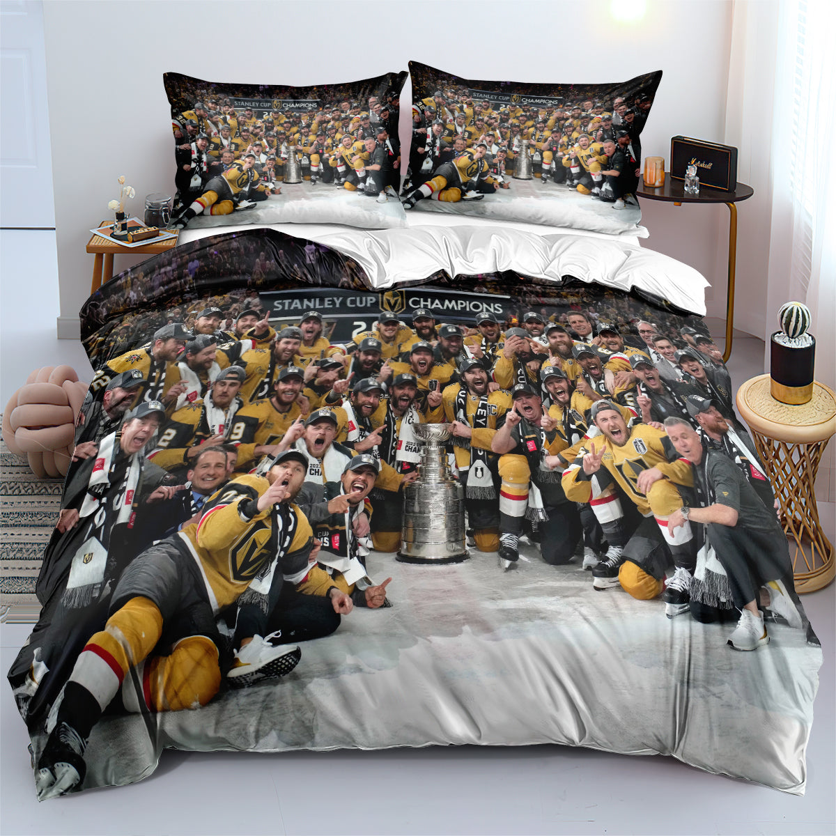 Ensemble de literie Vegas Hockey Team - photo 3