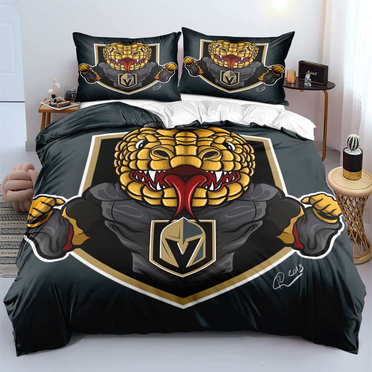 Ensemble de literie Vegas Hockey Team - photo 9