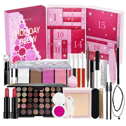 Calendrier de l'avent beauté Holiday Glow – 24 surprises maquillage