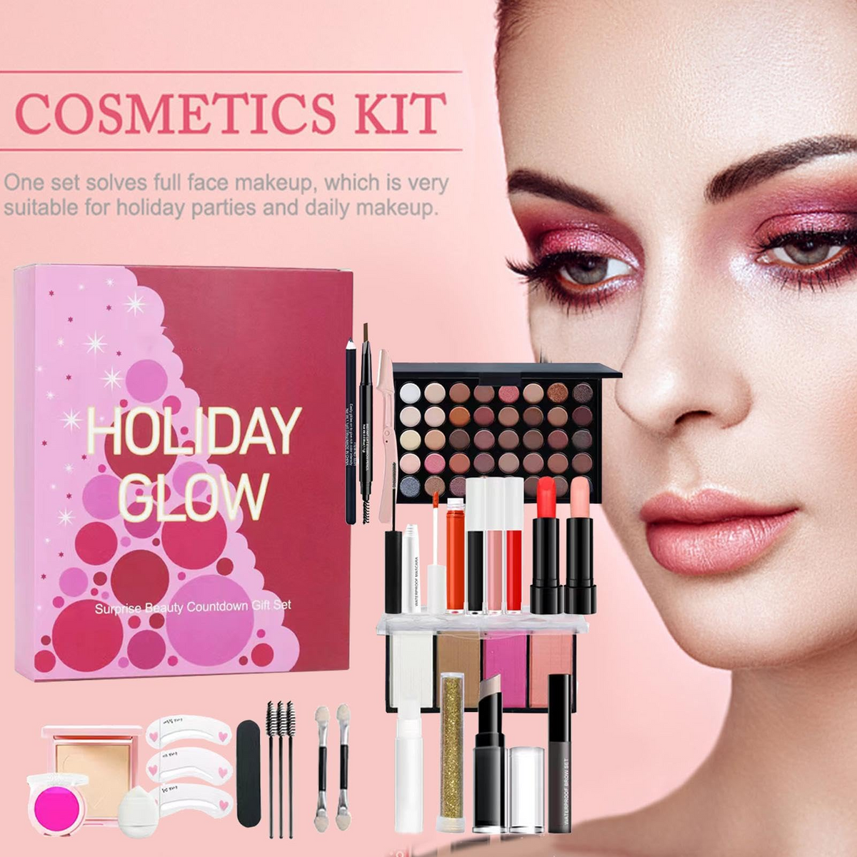 Calendrier de l'avent beauté Holiday Glow – 24 surprises maquillage