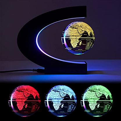 Lámpara de escritorio con globo magnético flotante
