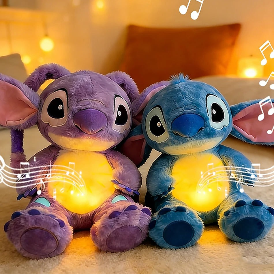 peluche respirante bleue apaisante pour bébé
