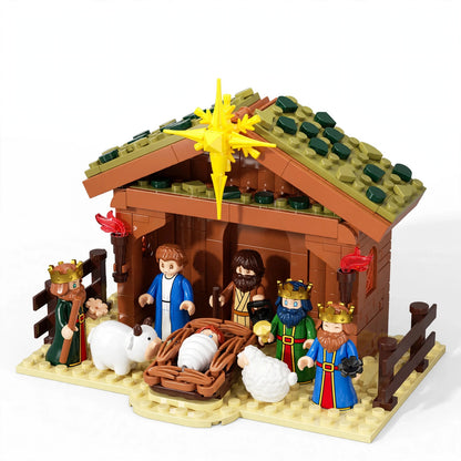 Ensemble de construction Crèche de Noël – 281 pièces