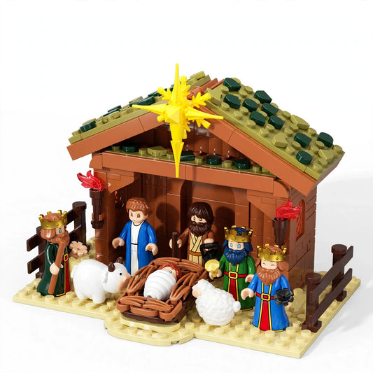 Ensemble de construction Crèche de Noël – 281 pièces