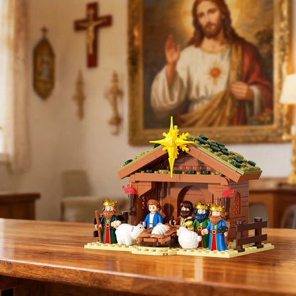 Ensemble de construction Crèche de Noël – 281 pièces