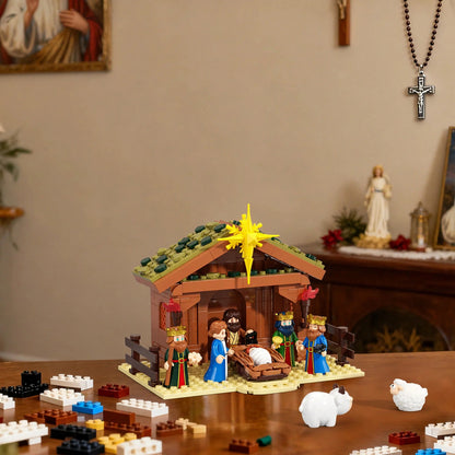 Ensemble de construction Crèche de Noël – 281 pièces