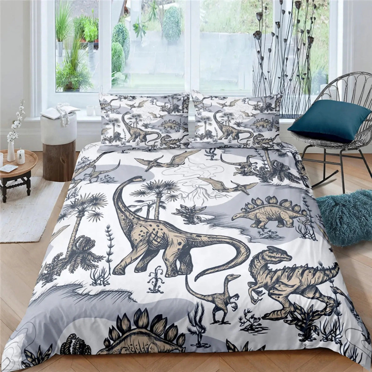 Funny Dinosaurs bedding set