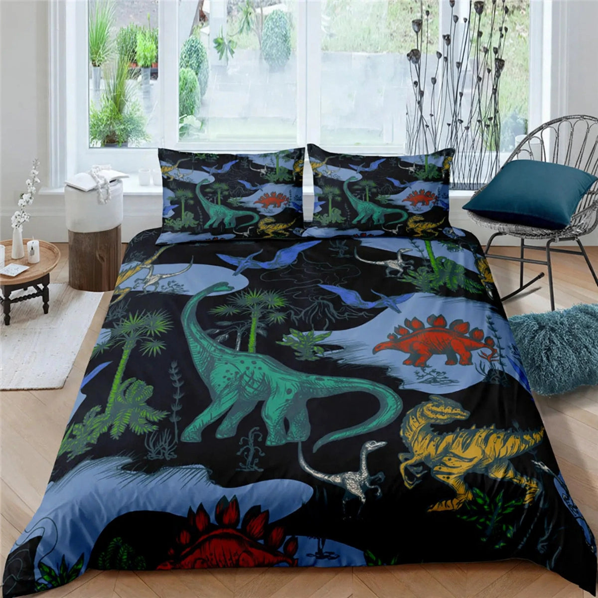 Funny Dinosaurs bedding set