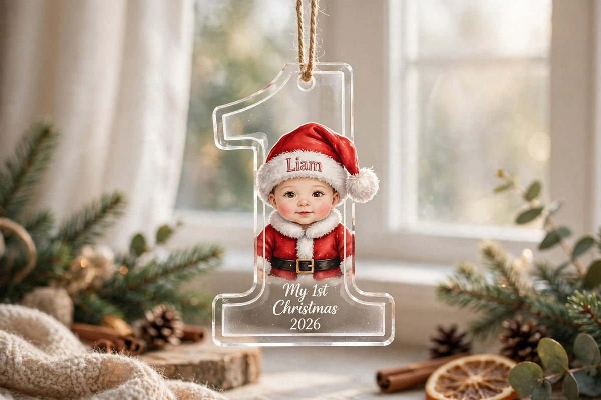 Ornement 1er Noël de Bébé 2026 - photo 2
