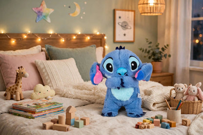 Peluche Sttitch qui respire – Peluche interactive avec sons et lumières