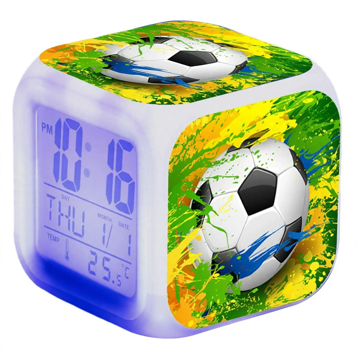 Réveil matin LED Soccer