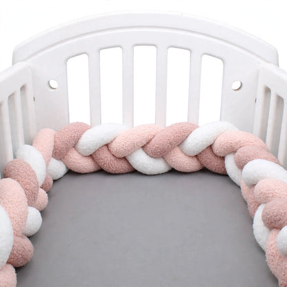 Coussin tressé décoratif – 3 nœuds – 3 m – Textile doux pour chambre enfant