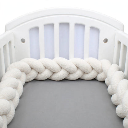 Coussin tressé décoratif – 3 nœuds – 3 m – Textile doux pour chambre enfant