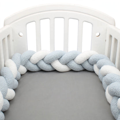 Coussin tressé décoratif – 3 nœuds – 3 m – Textile doux pour chambre enfant