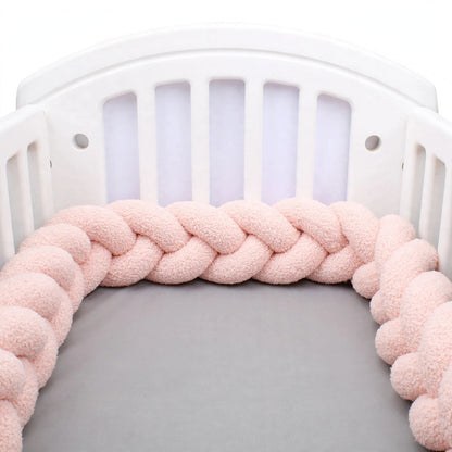 Coussin tressé décoratif – 3 nœuds – 3 m – Textile doux pour chambre enfant