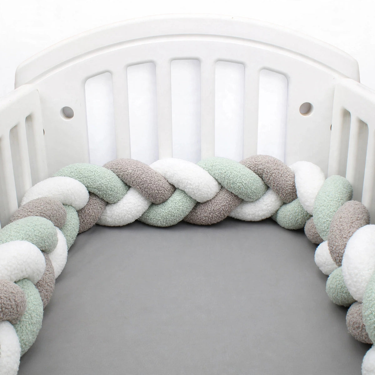 Coussin tressé décoratif – 3 nœuds – 3 m – Textile doux pour chambre enfant