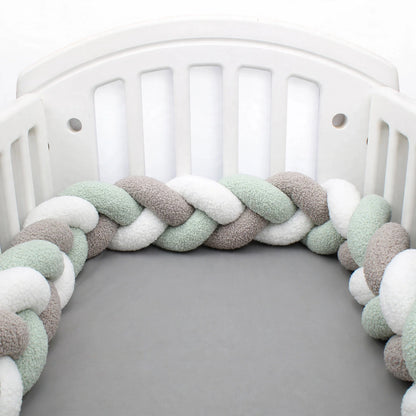 Coussin tressé décoratif – 3 nœuds – 3 m – Textile doux pour chambre enfant
