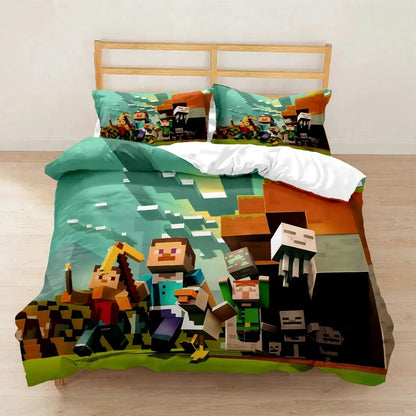 Ensemble de literie M-Mine craft Pixel