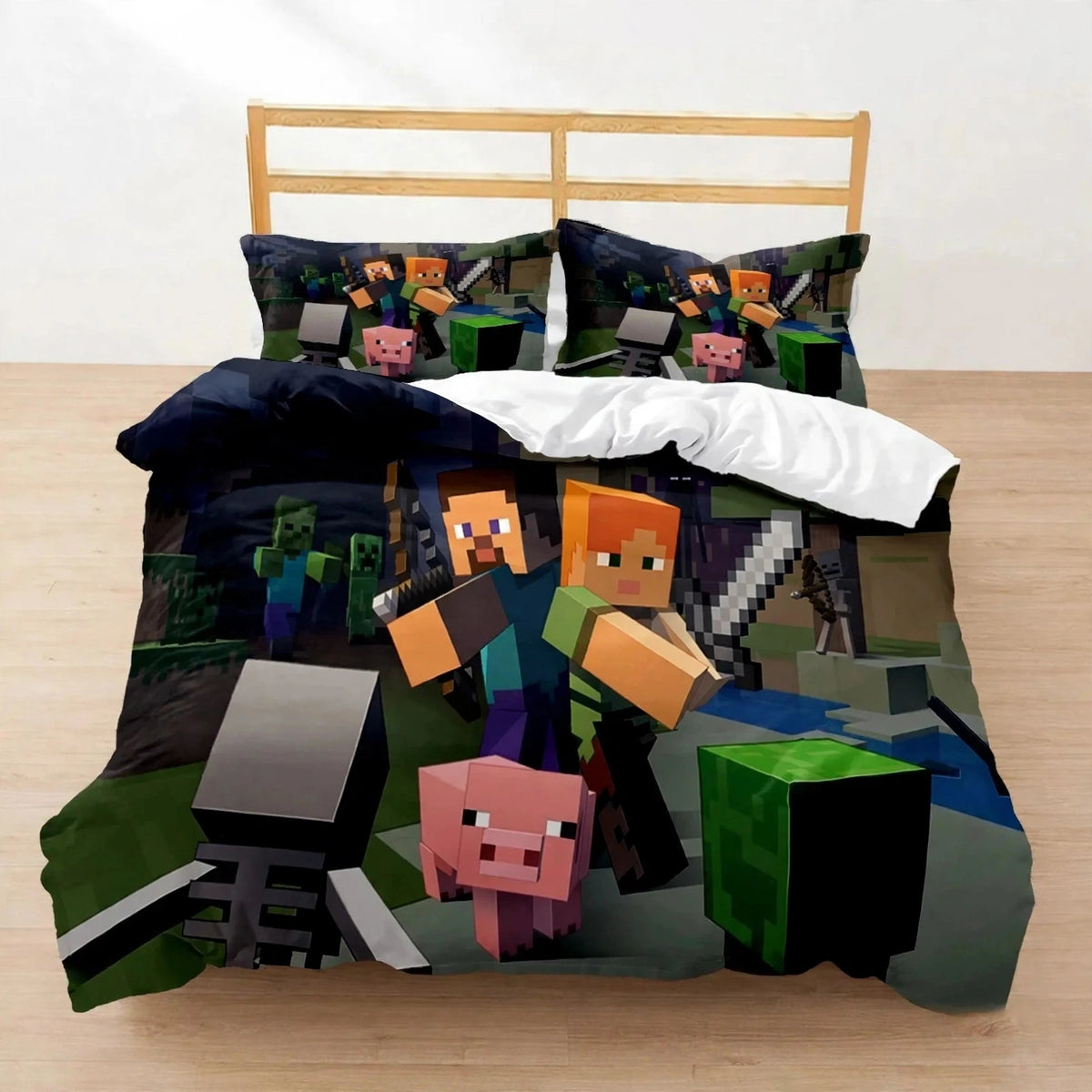 Ensemble de literie M-Mine craft Pixel