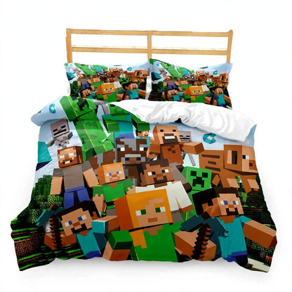 Ensemble de literie M-Mine craft Pixel