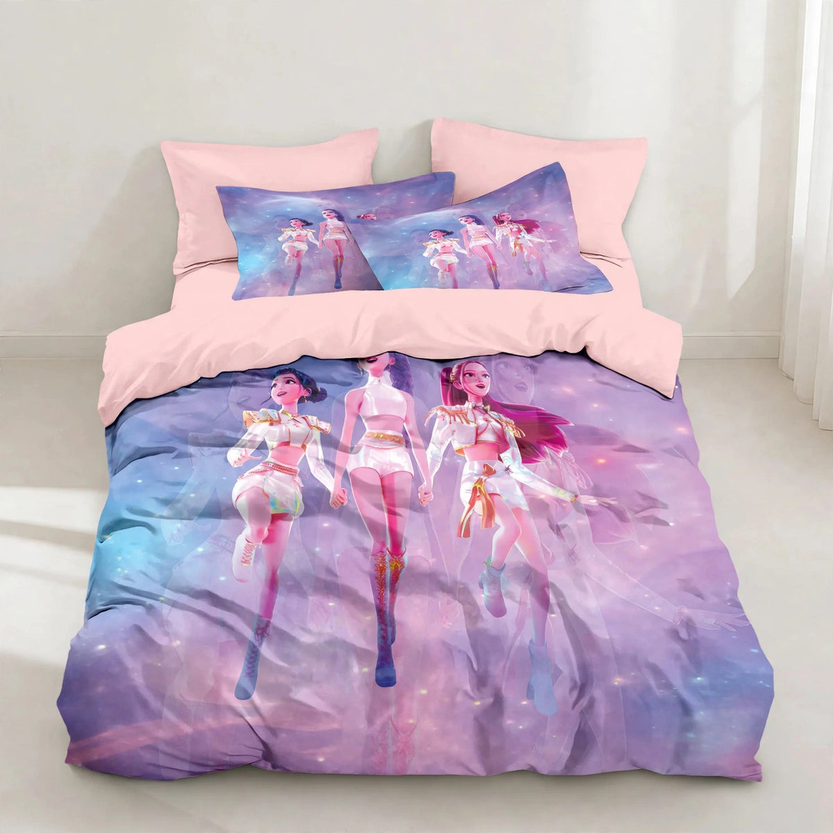 Ensemble de literie style pop animé – Design coloré