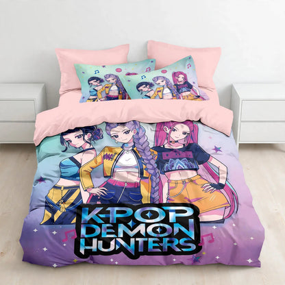 Ensemble de literie style pop animé – Design coloré