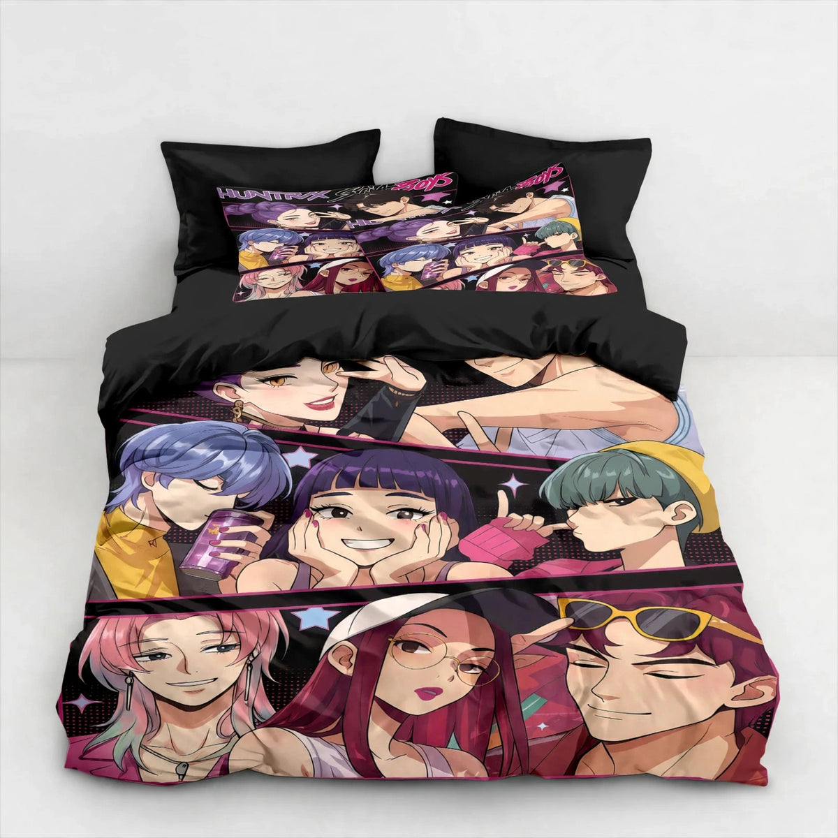 Ensemble de literie style pop animé – Design coloré