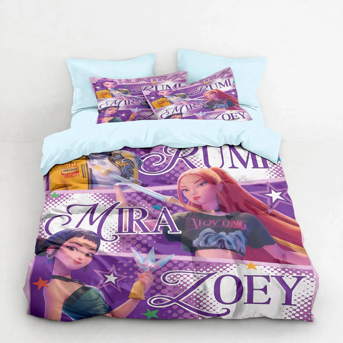 Ensemble de literie style pop animé – Design coloré