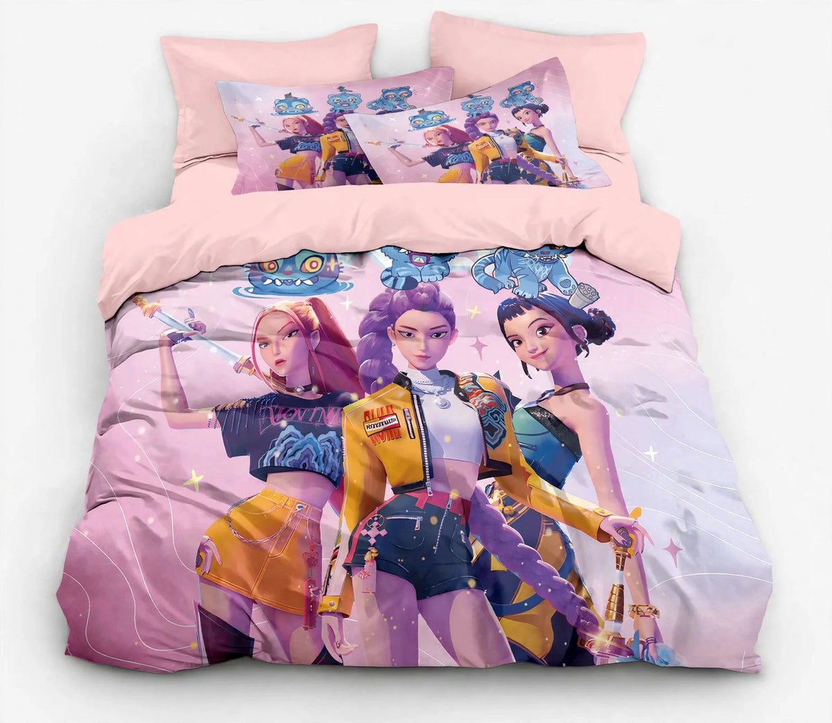 Ensemble de literie style pop animé – Design coloré