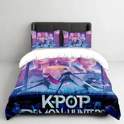 Ensemble de literie style pop animé – Design coloré