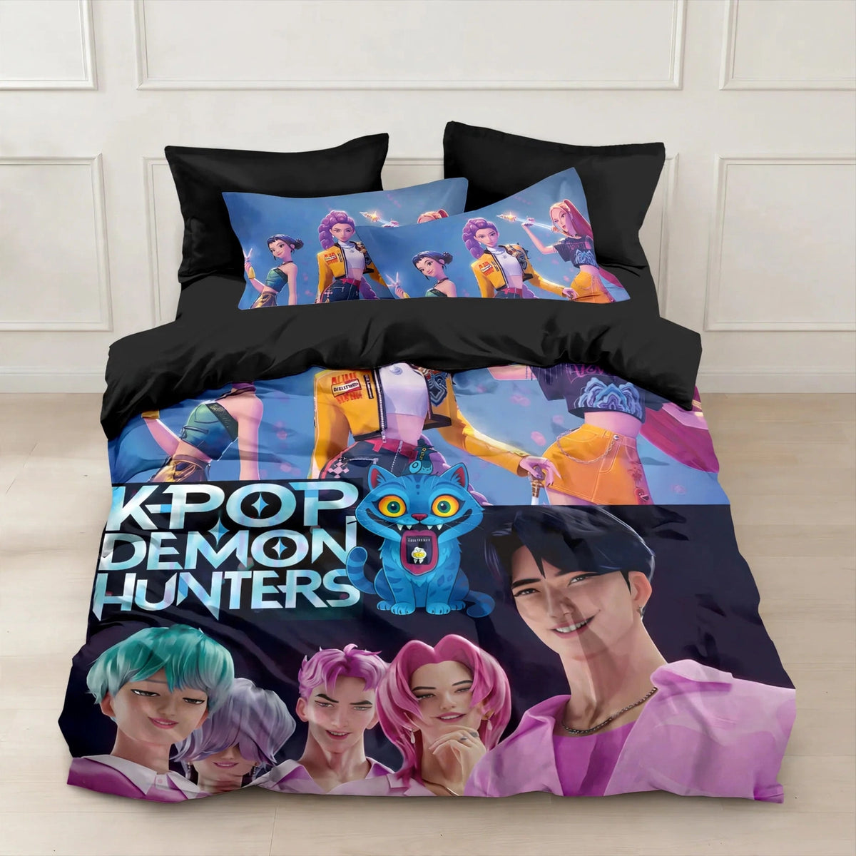 Ensemble de literie style pop animé – Design coloré
