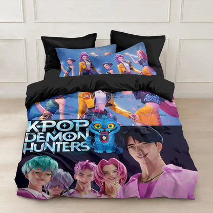 Ensemble de literie style pop animé – Design coloré