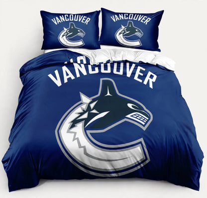Ensemble de literie Vancouver Hockey Team Duvet Cover